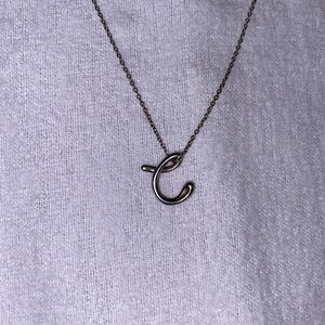 Tiffany & Co. “C” necklace